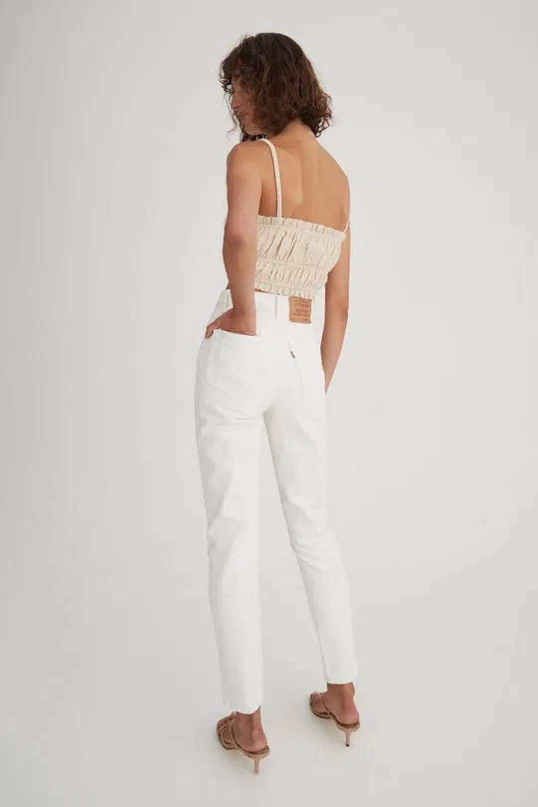 Hansen and Gretel Tully Top & Costello Skirt Set Beige Size 8 for rent on The Volte - main image