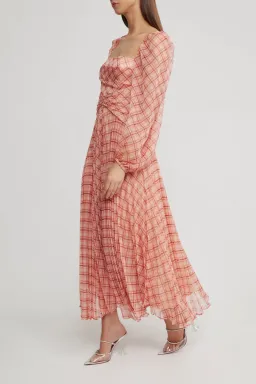 Acler Mattison Dress Peach Size 6 for rent on The Volte - image 2
