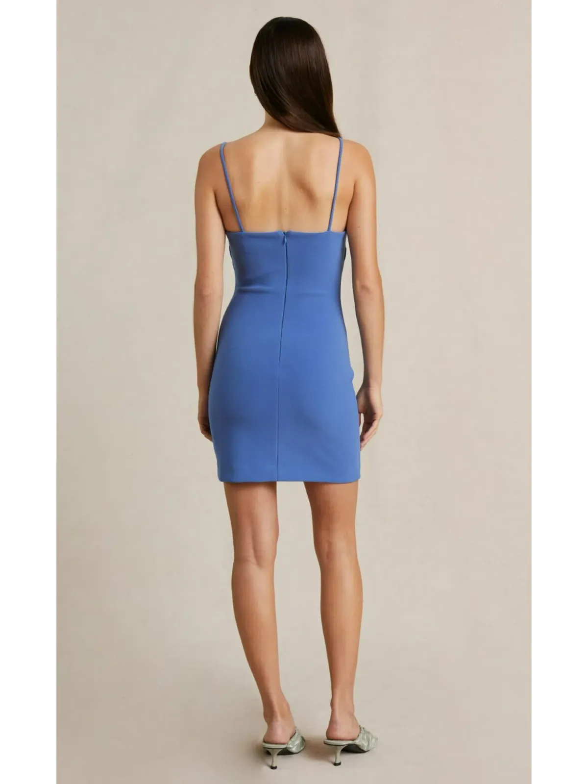 Bec & Bridge Maya Mini Dress Blue Size AU 6 - Image 3