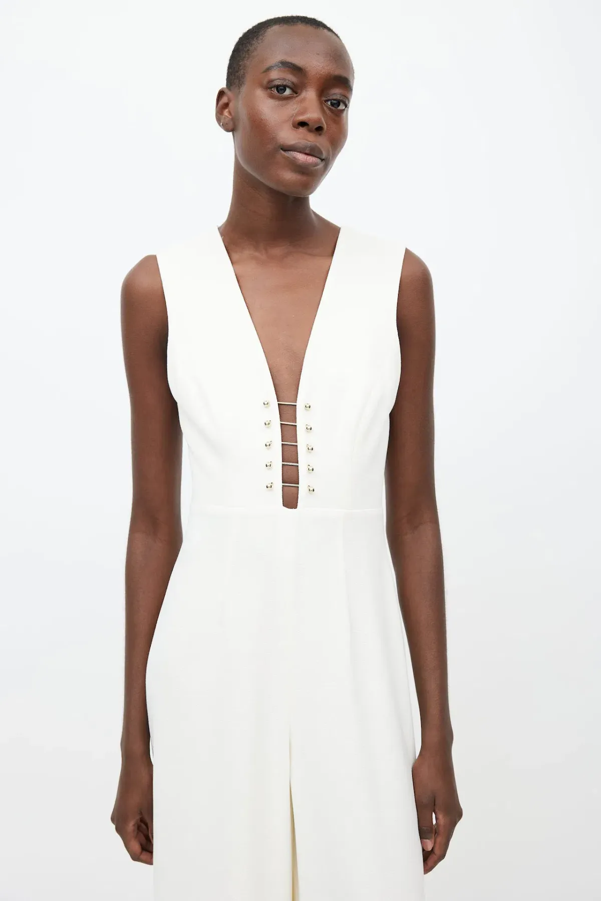 Zimmermann Baton Jumpsuit Pearl Size 8 - Image 2