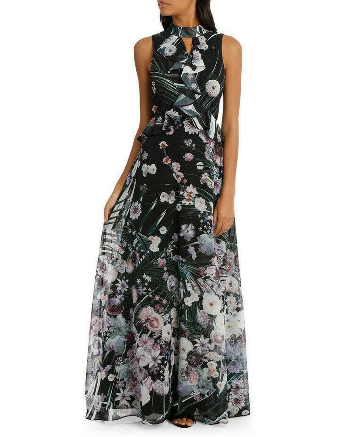 Wayne Cooper Love Affair Maxi Dress Floral Size AU 8 for rent on The Volte - main image