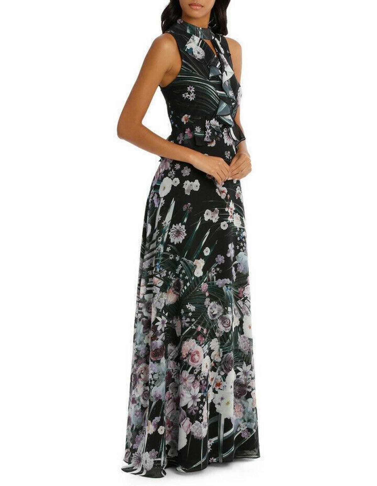 Wayne Cooper Love Affair Maxi Dress Floral Size AU 8 - Image 3