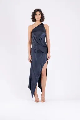 One Fell Swoop Philly Dress Petrol Size 8 for rent on The Volte - image 3