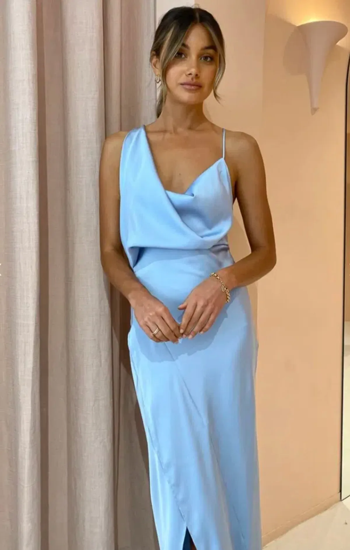 One Fell Swoop Muse Maxi Dress in Carolina Blue Size 8 - Image 2