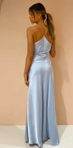 One Fell Swoop Muse Maxi Dress in Carolina Blue Size 8 for rent on The Volte - image 7