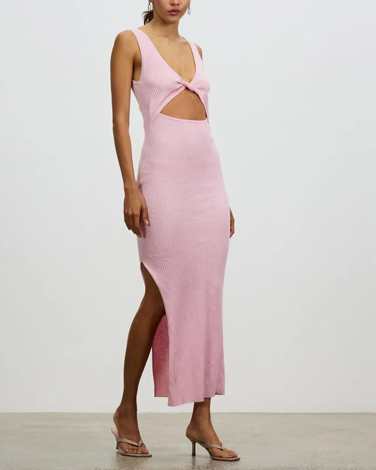 Bec and Bridge Riviera Midi Dress in Candy Pink Size 8 for rent on The Volte - main image