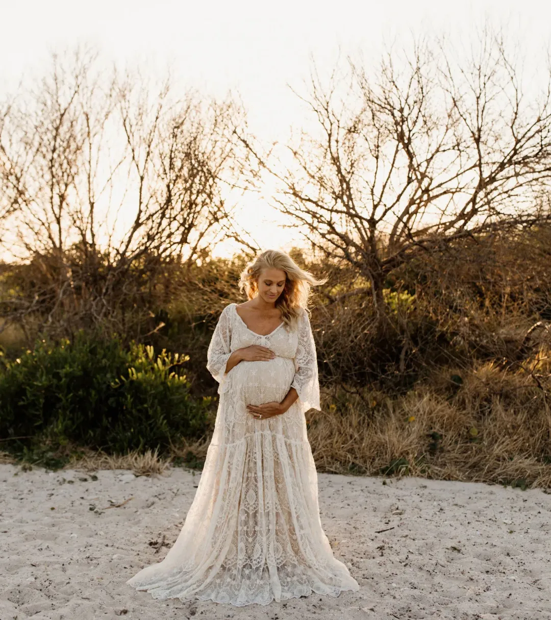 We Are Reclamation Be Love Gown White Size 18 for rent on The Volte - main image