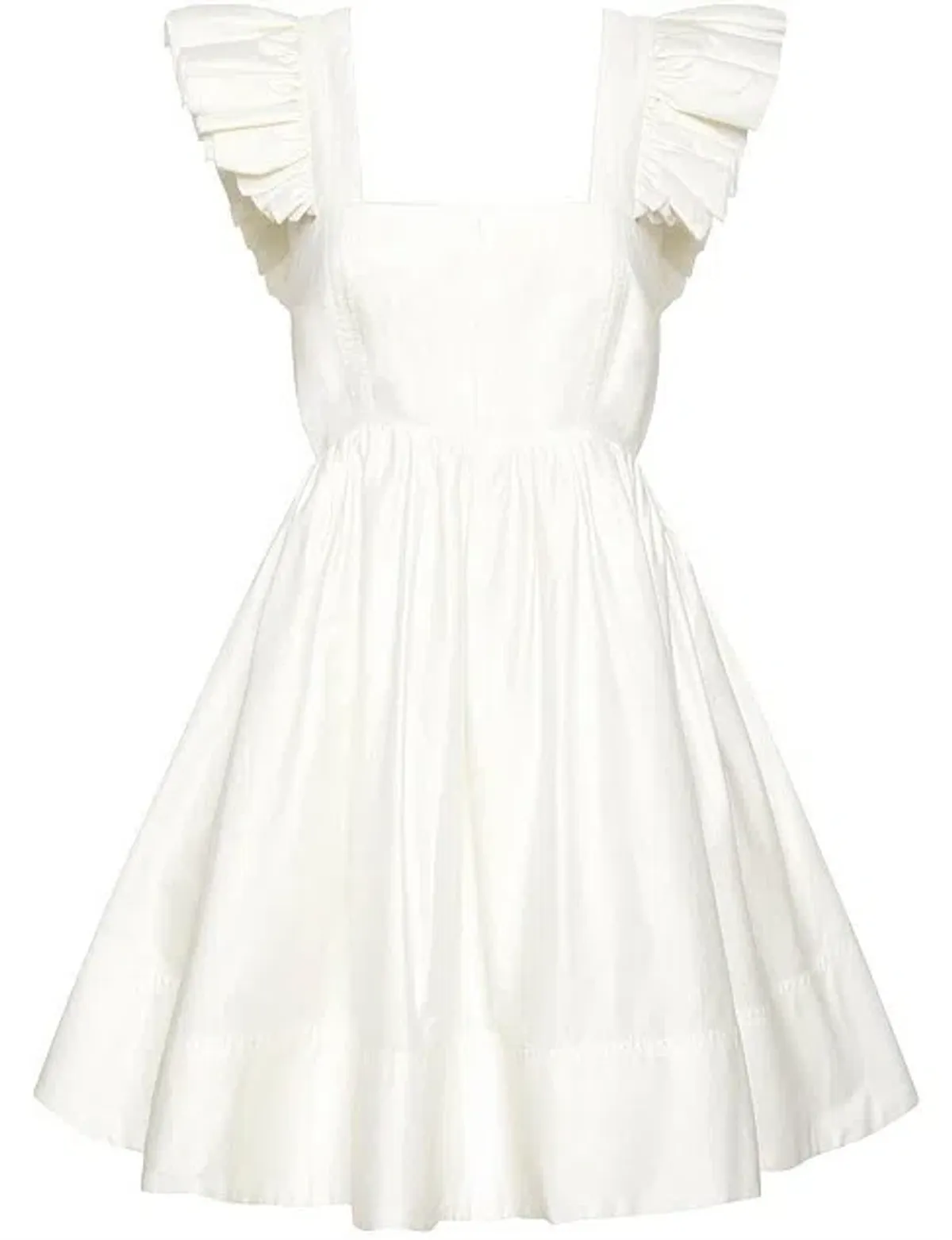 Aje Midsummer Mini Dress White Size 6 - Image 6