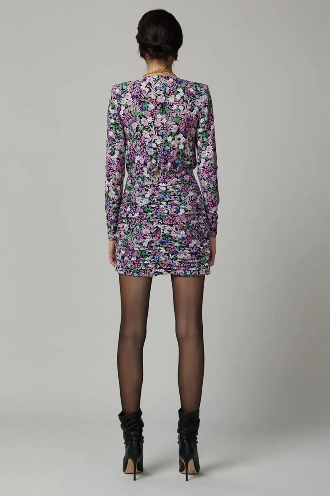 Bec & Bridge Anais Wrap Mini Dress Print Size 8 for rent on The Volte - main image