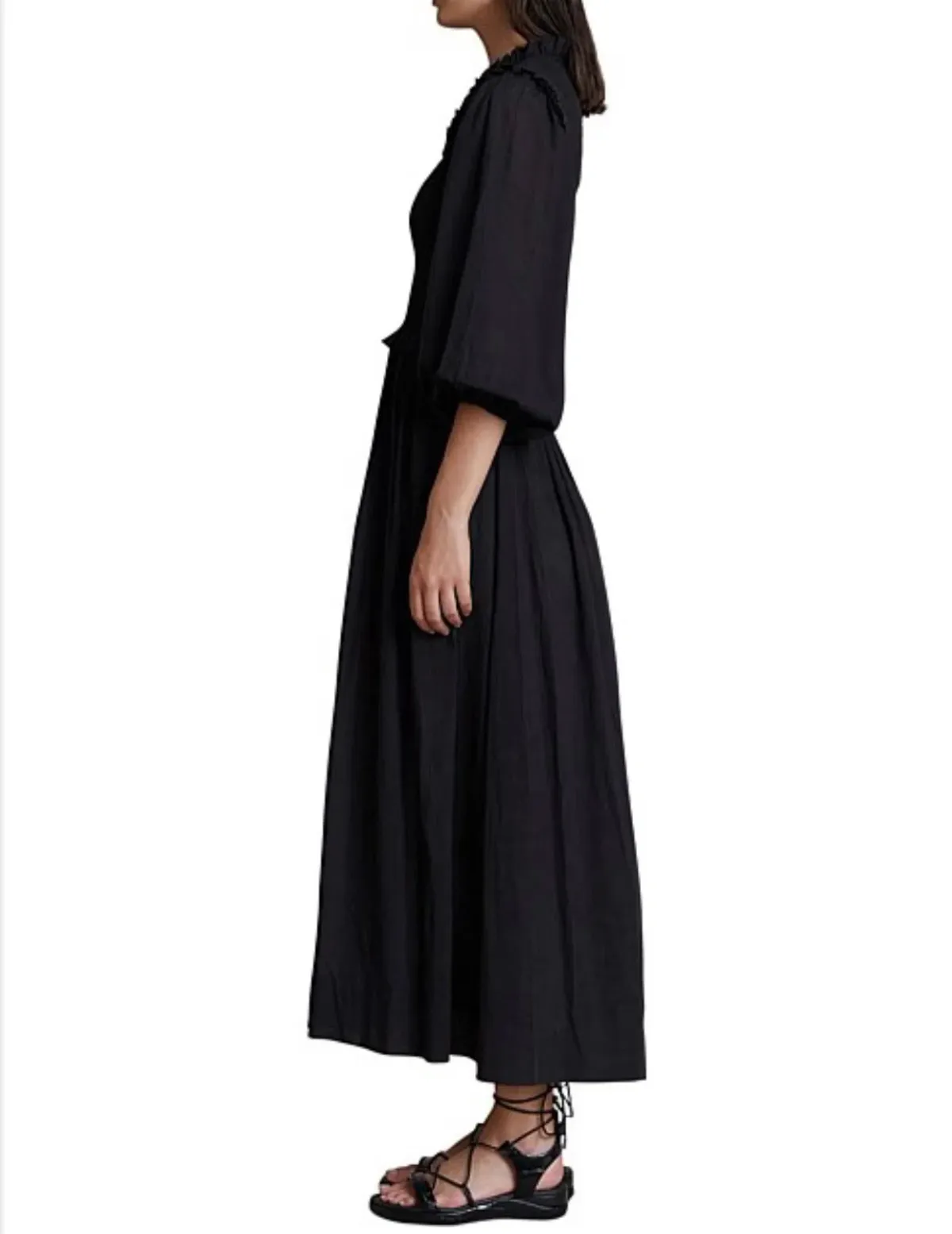 Bec & Bridge Willow Canyon Midi Dress Black Size 12 - Image 3