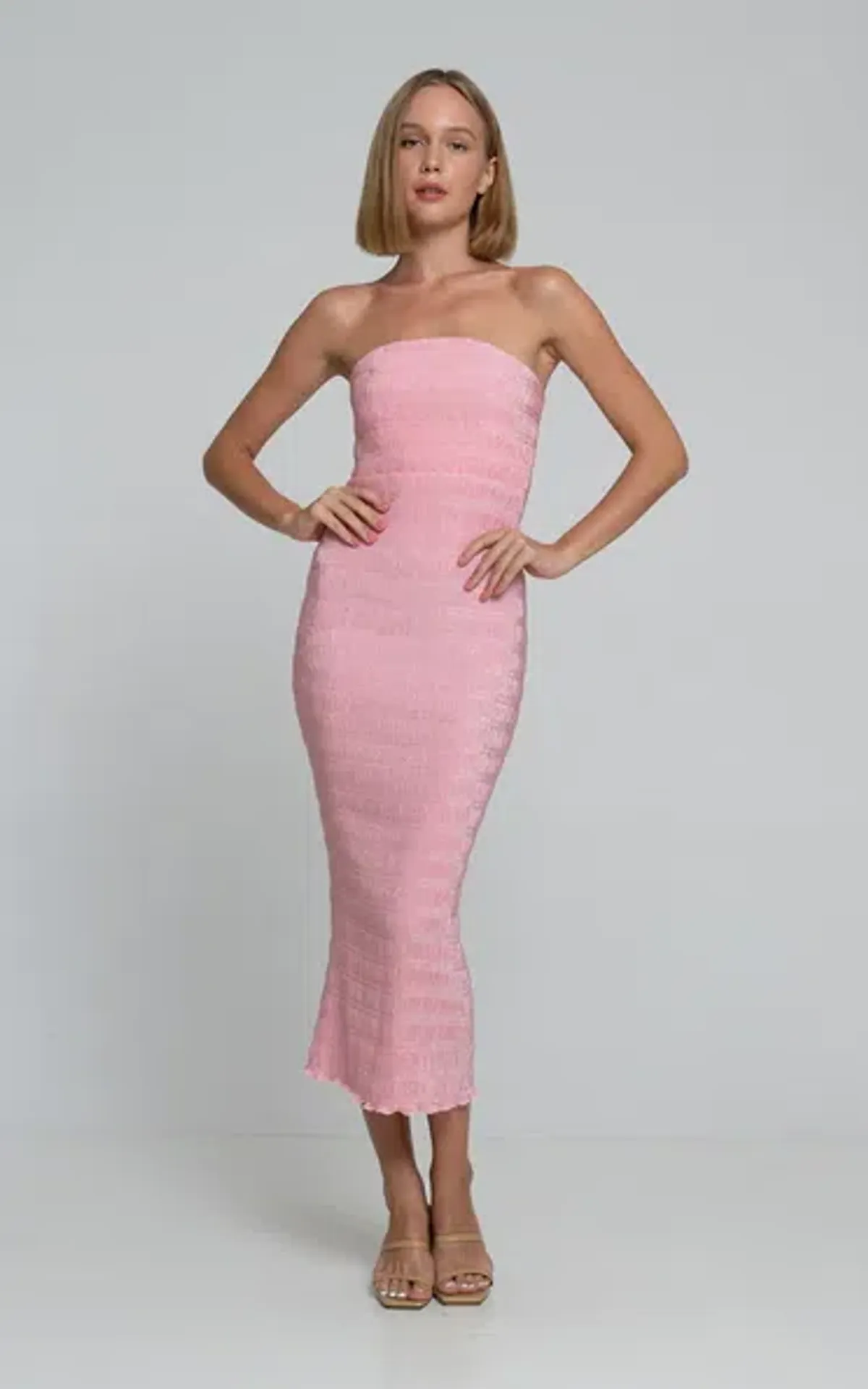 L'idee Aurore Gown Pink Size 8 for rent on The Volte - main image