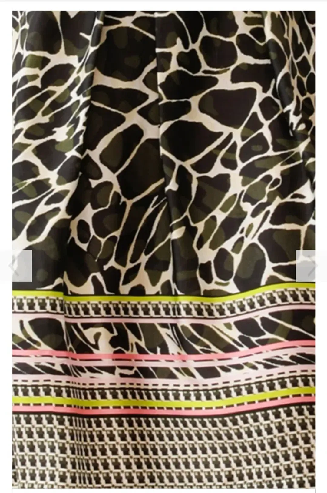 Sacha Drake Mt Cootha Cotton Cap Sleeve V Neck Dress Print Size 16 for rent on The Volte - main image