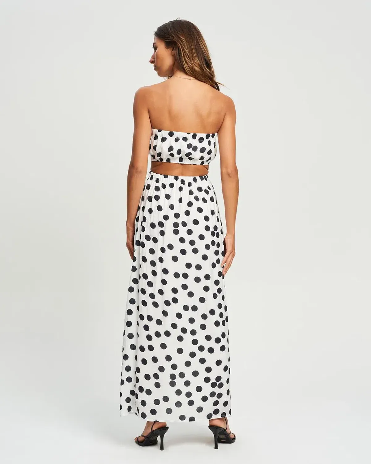 St Mrlo Blaire Midi Dress Print Size 10 - Image 2