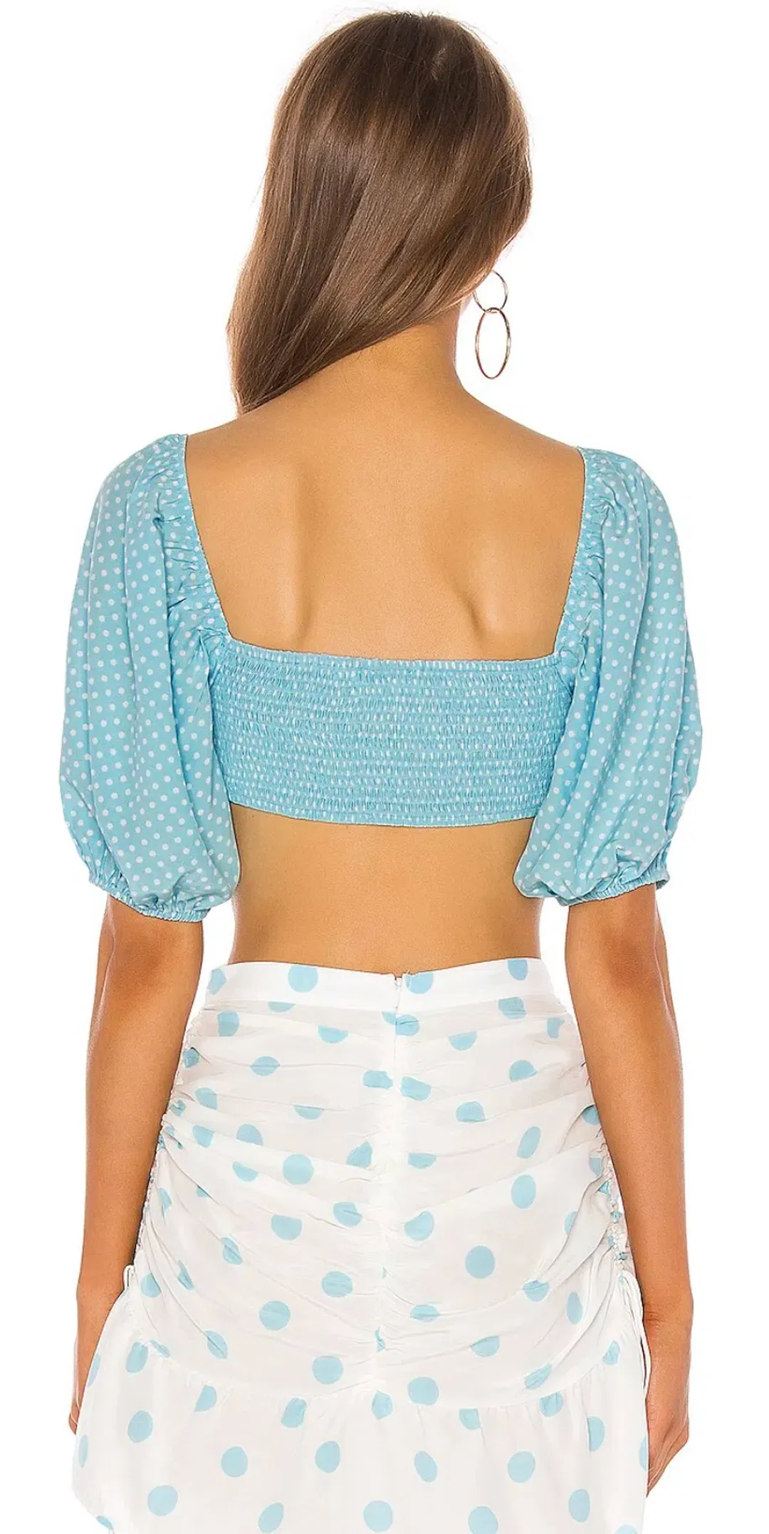For Love and Lemons Caroline Crop Top & Caroline Mini Skirt Print Size 8 for rent on The Volte - main image