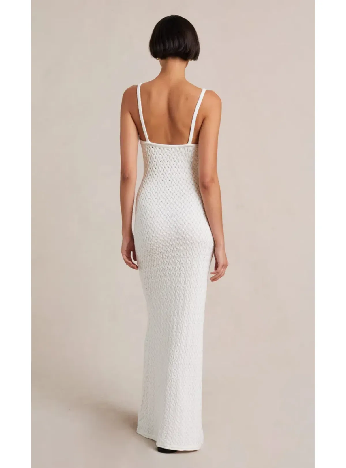 Bec & Bridge Effie Knit Key Dress White Size AU 6 - Image 2