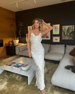 Rat & Boa Primrose Maxi Dress White 6 for rent on The Volte - image 3