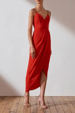 Shona Joy Core Cocktail Dress Red Size 10 for rent on The Volte - image 2