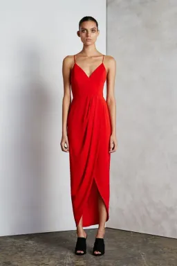 Shona Joy Core Cocktail Dress Red Size 10 for rent on The Volte - image 1