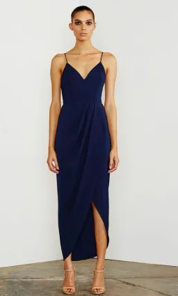 Shona Joy Core Cocktail Dress Navy Size 8 for rent on The Volte - image 1