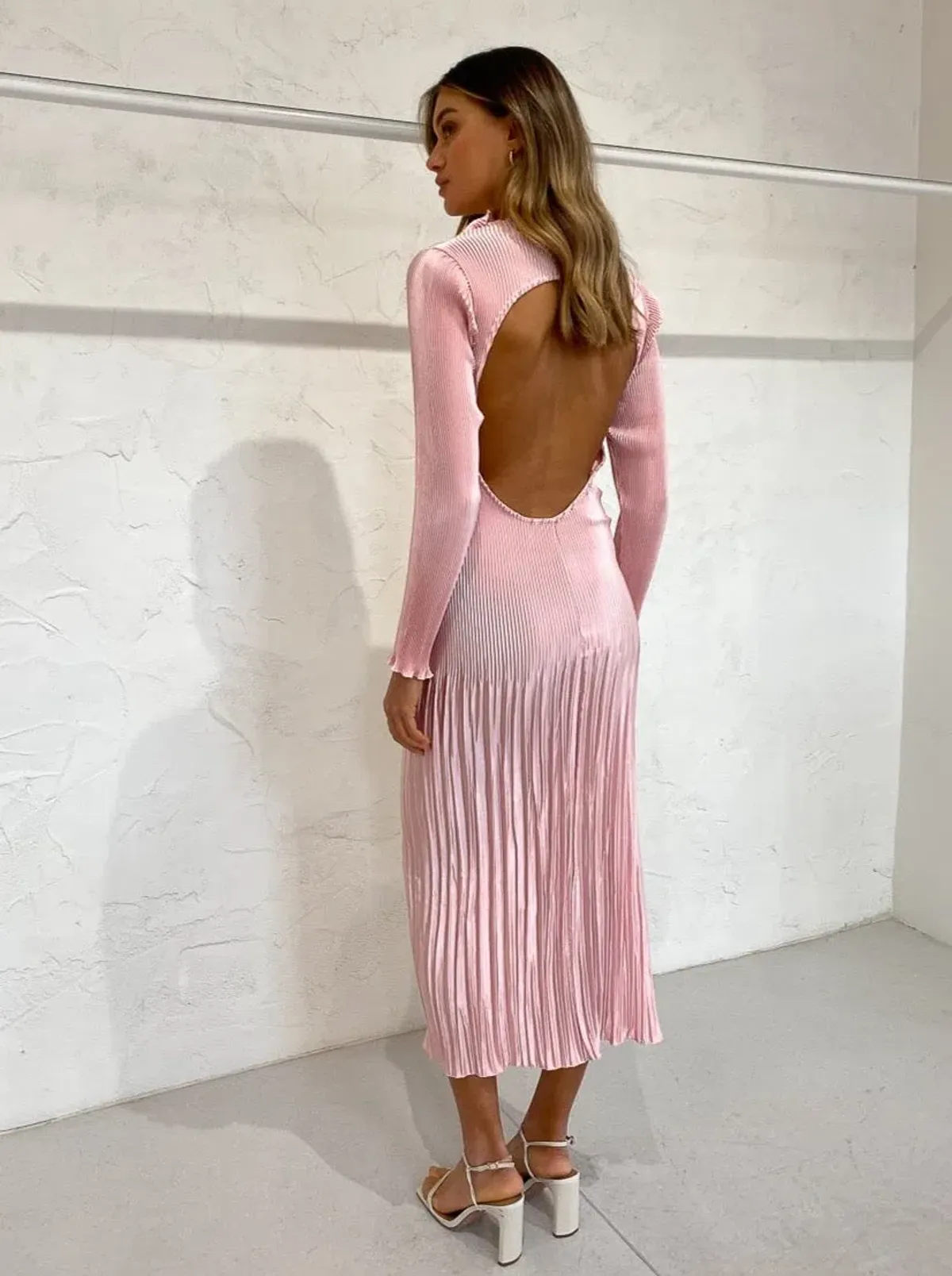 L'idee Soiree Backless Dress Ballet Size 10 - Image 5