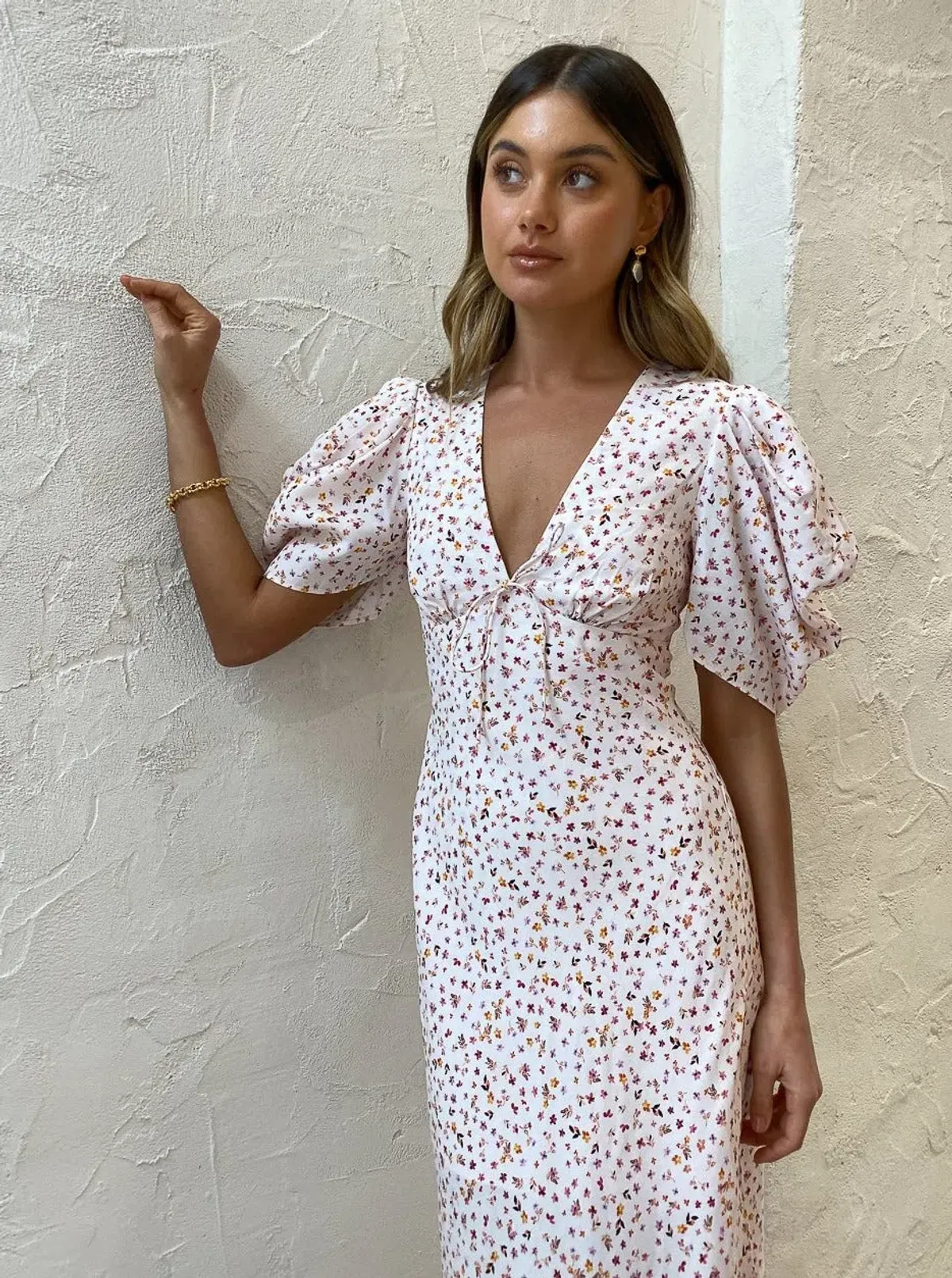 Significant Other Malarie Dress Ditsy Wild Flowers Print Size 8 - Image 6