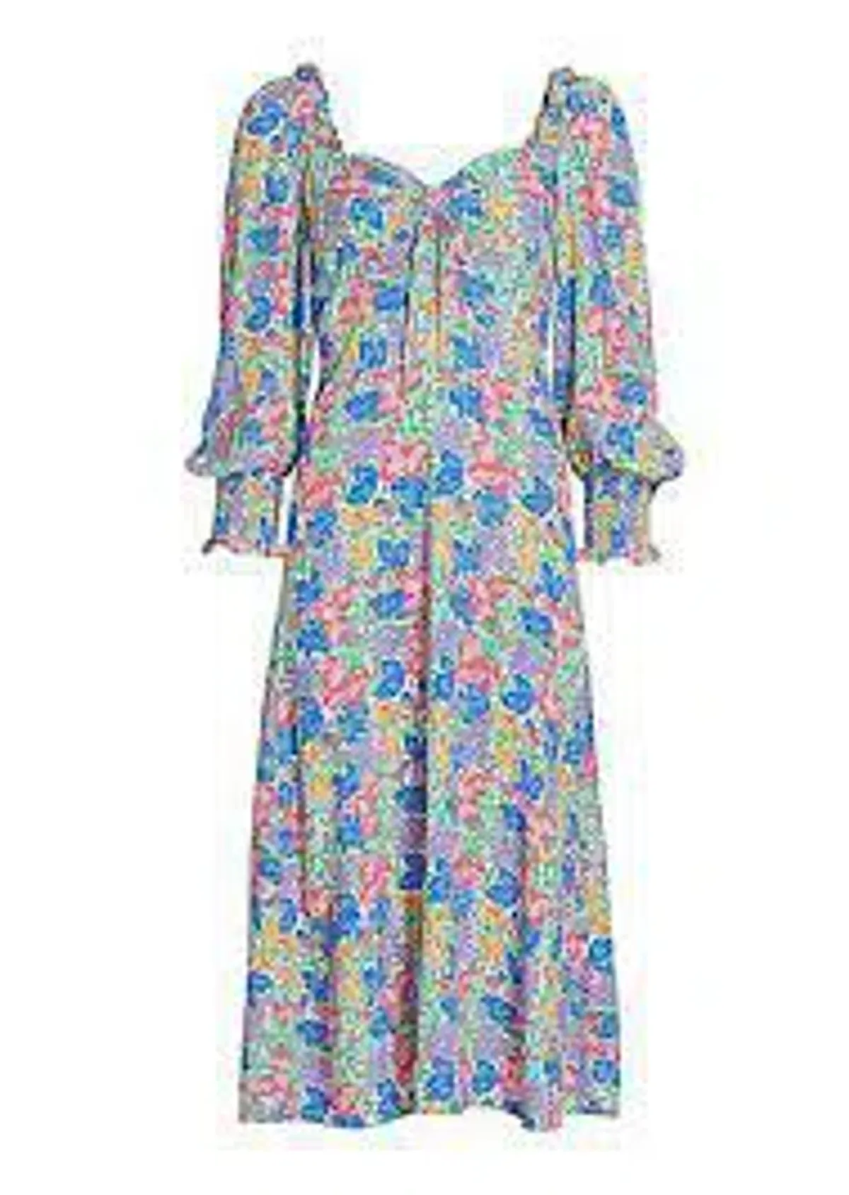 Faithfull the Brand The Mathilde Midi Dress Jemima Floral Size 14 - Image 5
