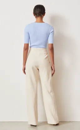 Bec & Bridge Astrid Knit Tee and Anika Pants Set Blue Size 10 for rent on The Volte - image 2