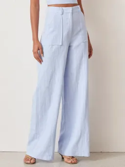 Bec & Bridge Astrid Knit Tee and Anika Pants Set Blue Size 10 for rent on The Volte - image 3