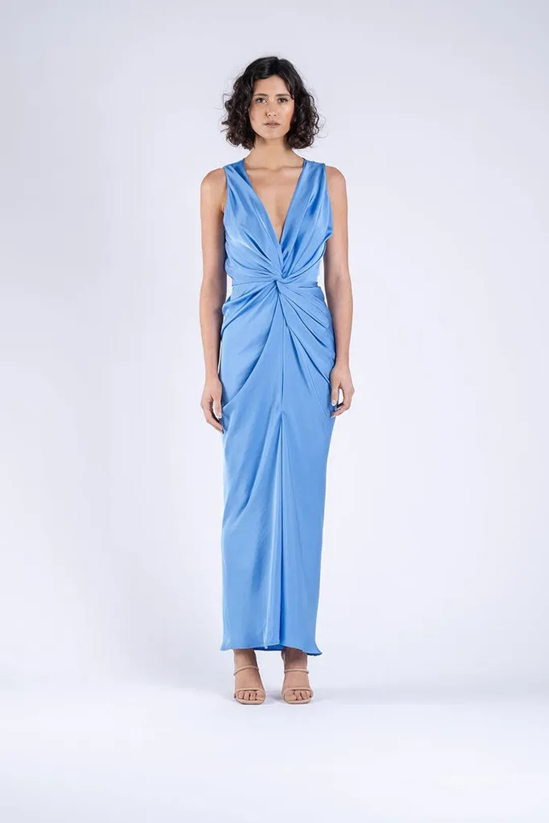 One Fell Swoop Gaia Maxi Dress Blue Size 12 for rent on The Volte - main image