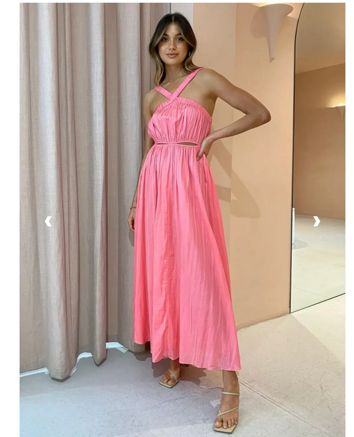 Steele Mirage Dress Pink Size 8 - Image 1