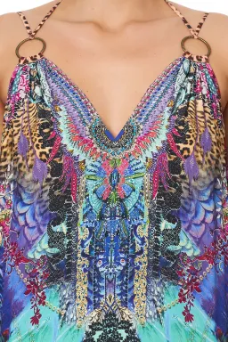 Camilla Basilica Beauty Strap Ring Dress Print One Size for rent on The Volte - image 4