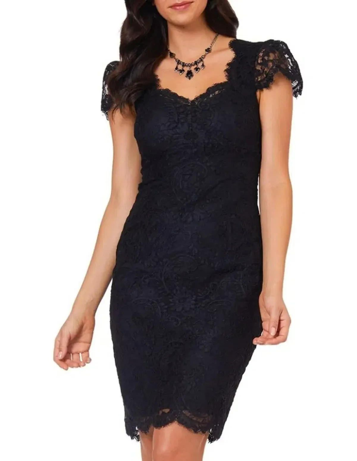 Alannah Hill I Think of You Dress Black Size 6 - Image 1