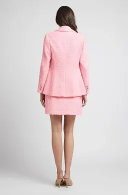 Sheike Cupid Tweed Blazer and Skirt Set Pink Size 6 for rent on The Volte - image 2