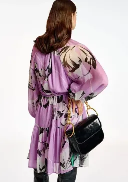 Essentiel Antwerp Aubrey Mini Dress Lilac Rain Size 10 for rent on The Volte - image 3