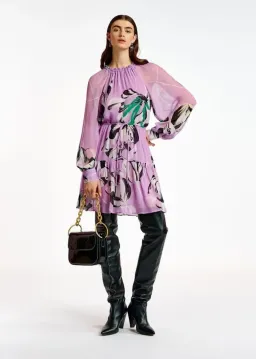 Essentiel Antwerp Aubrey Mini Dress Lilac Rain Size 10 for rent on The Volte - image 1