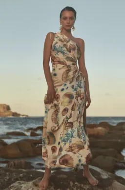 Sonya Moda Nour Seashell Maxi Dress Print Size 10 for rent on The Volte - image 4