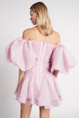 Aje Myriad Cut Out Mini Dress Lilac Size 8 / S for rent on The Volte - image 2