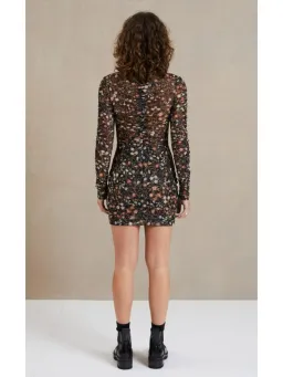 Bec & Bridge Midnight Fauna Mini Dress Print Size AU 6 for rent on The Volte - image 4
