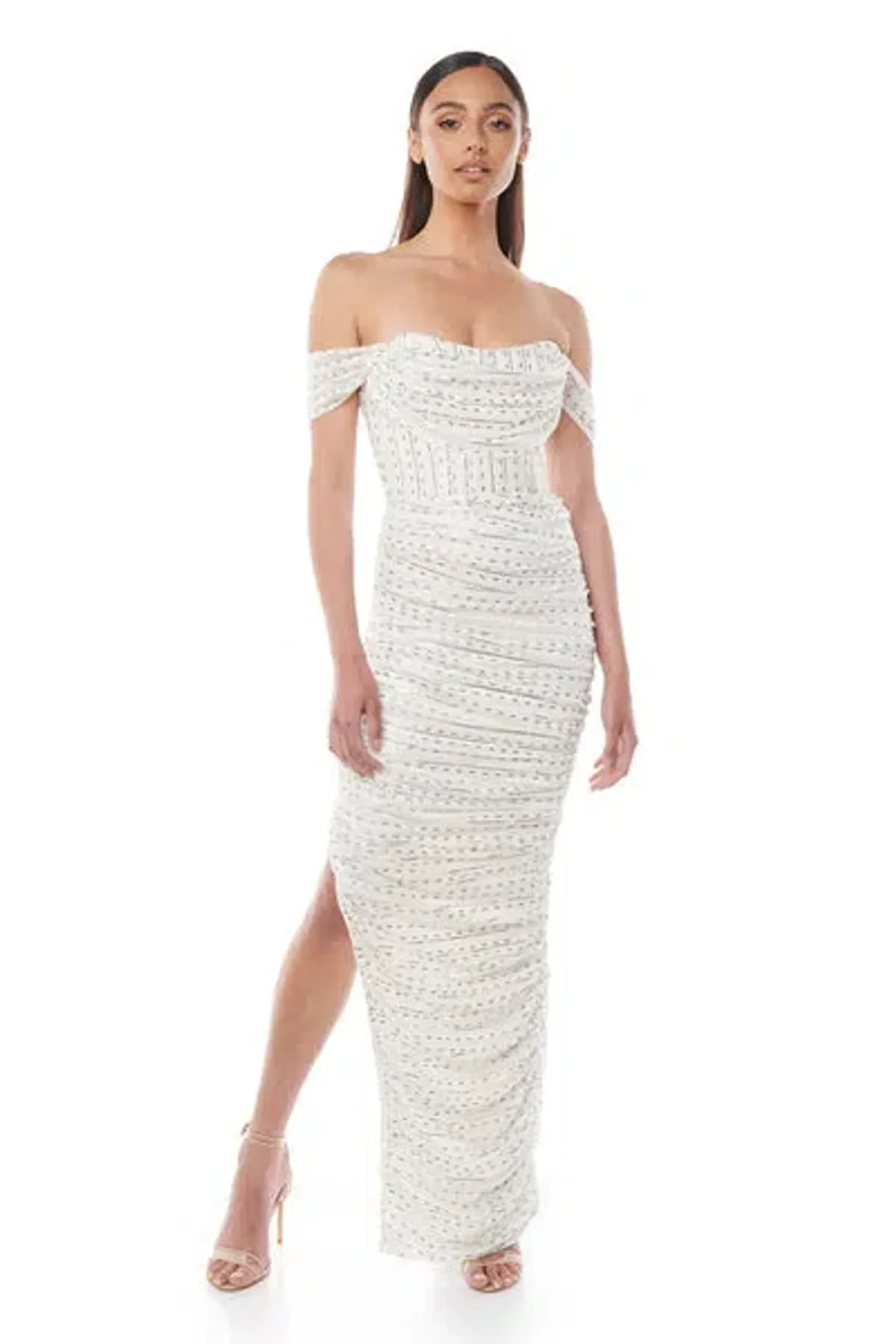 Eliya The Label Genevieve Gown White Size 10 - Image 1