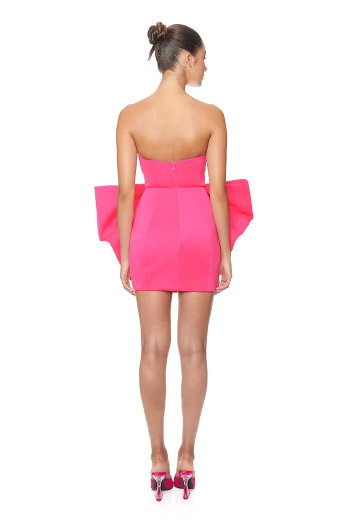 Eliya The Label Paris Mini Dress Pink Size 10 - Image 2
