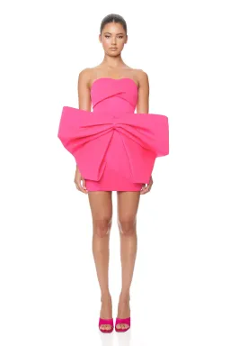 Eliya The Label Paris Mini Dress Pink Size 10 for rent on The Volte - image 1