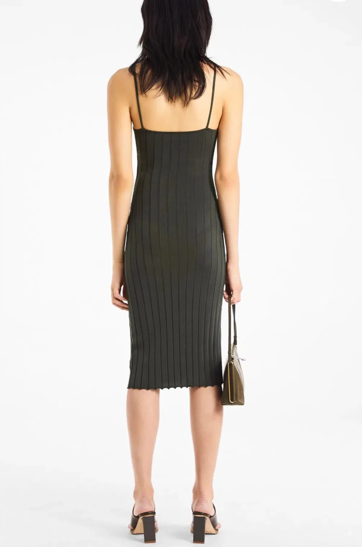 Dion Lee Braided Cami Dress Green Size 6 - Image 2