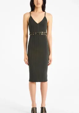 Dion Lee Braided Cami Dress Green Size 6 for rent on The Volte - image 3