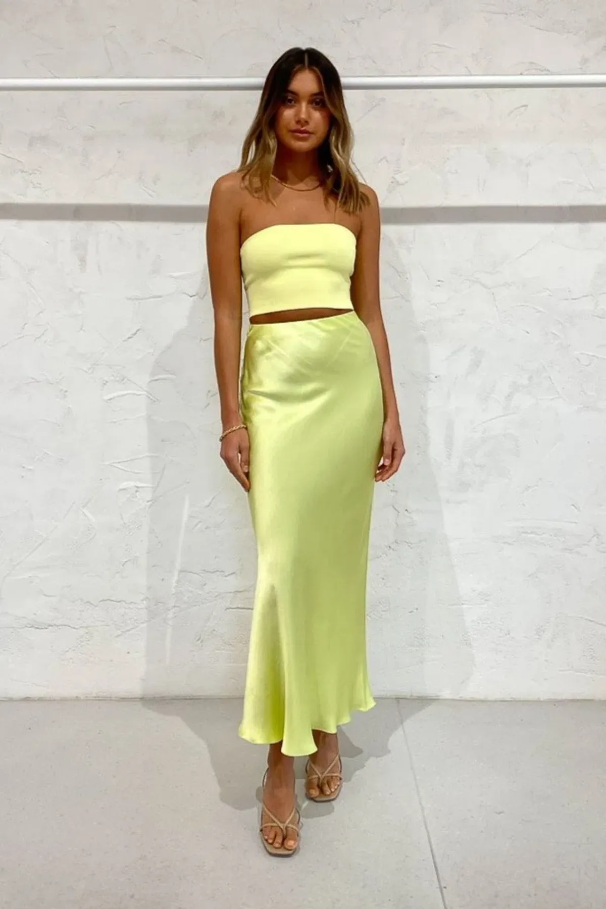 Bec and Bridge Citrus Sweetie Maxi Skirt Citrus Size 8 - Image 2