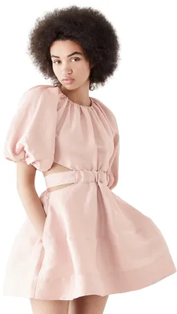 Aje Psychedelia Cut Out Mini Dress Pink Size 8 for rent on The Volte - image 2