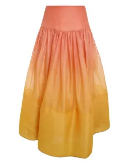 Zimmermann Postcard Ruffle Bodice and Maxi Skirt Set Ombre Sunshine Size 12 for rent on The Volte - image 3