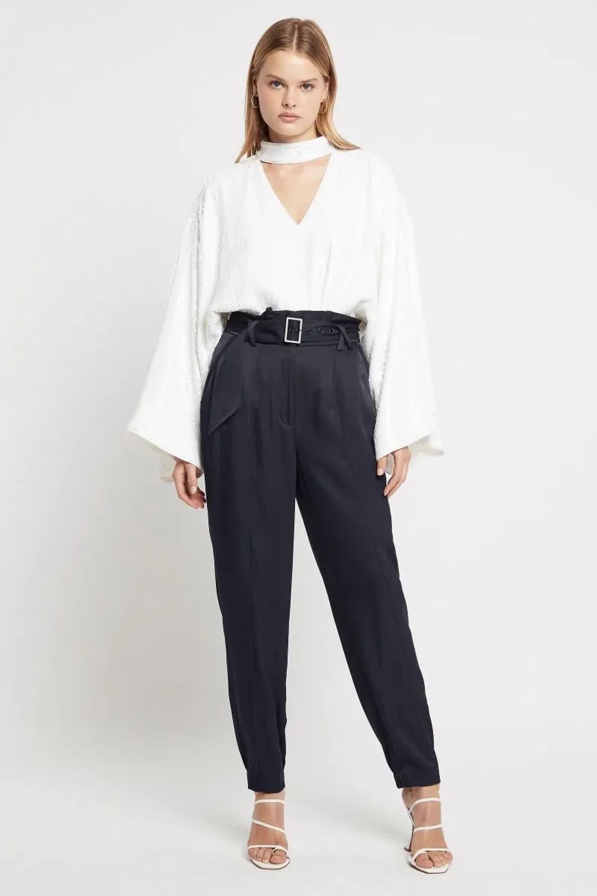 Sass and Bide Tell Me Tonight Top White Sequin Size 8 for rent on The Volte - main image