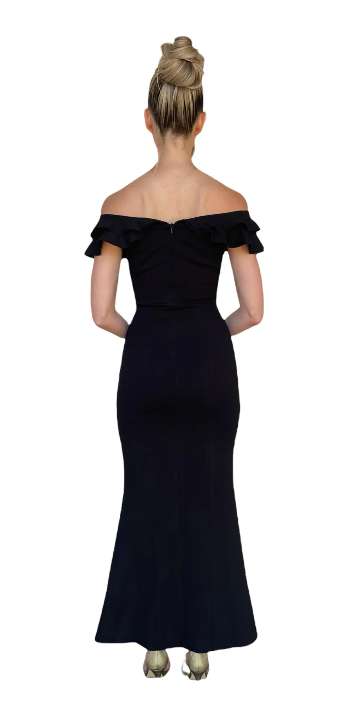 Elliatt Raja Gown Black Size 8 - Image 2