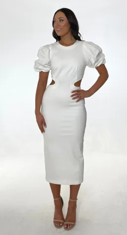 Elliatt Suffage Dress White Size 6 for rent on The Volte - image 1