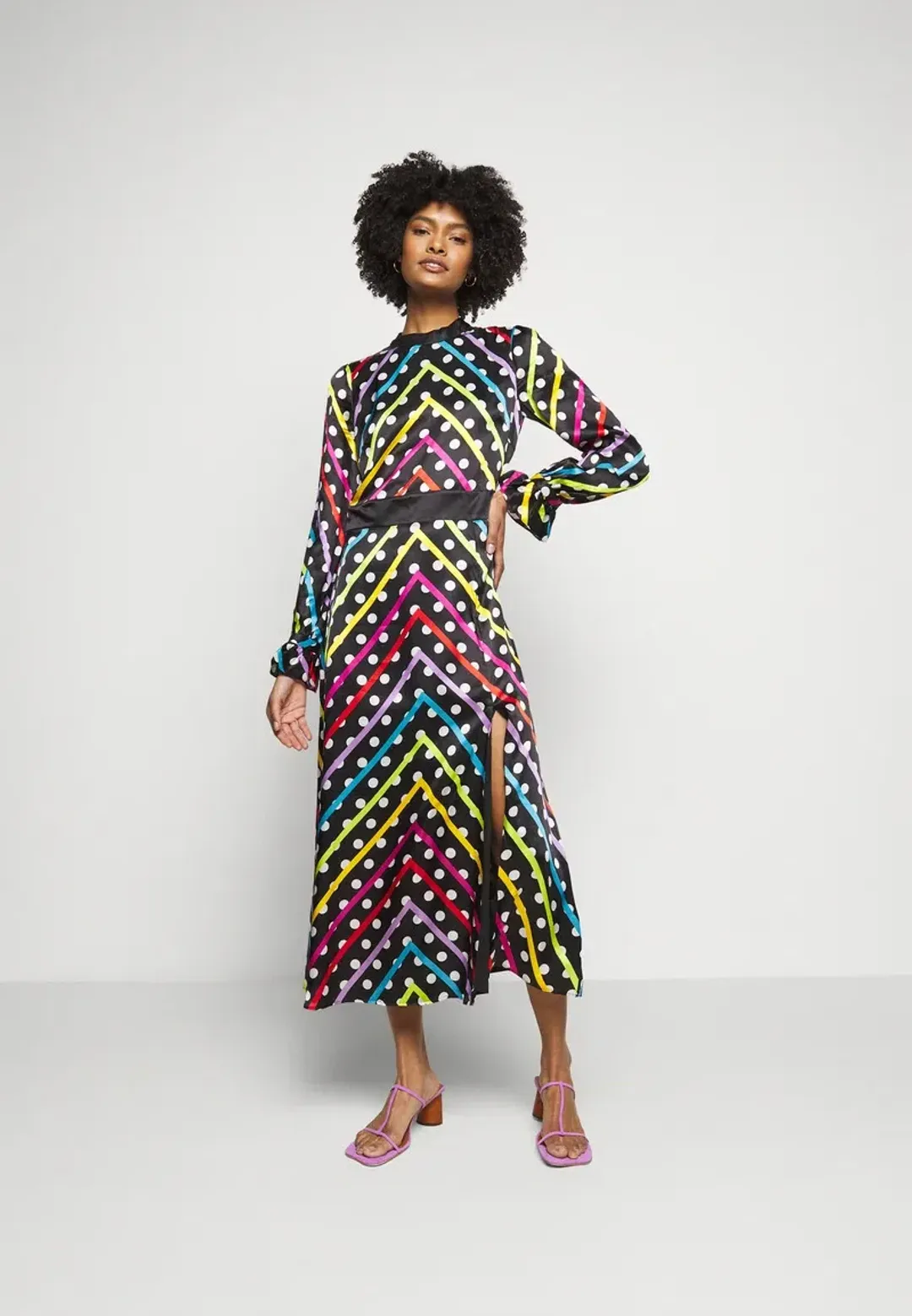 Olivia Rubin Marley Polka Dot Dress Print Size 10 for rent on The Volte - main image